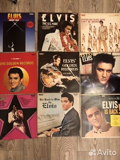 Elvis presley lp пластинки часть 2
