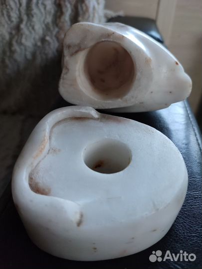 Мраморная сова светильник