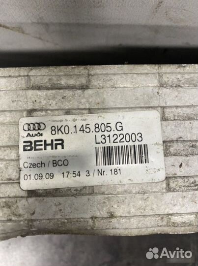 Интеркулер Audi A4 2008-2012
