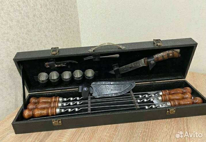 Шашлычный набор подарочный набор шампуров