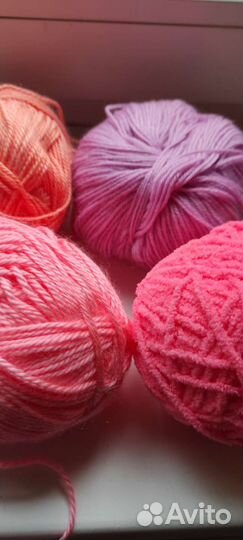 Пряжа нитки для вязания цена за все