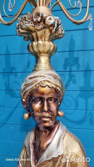 Торшер. Мавр. Светильник. Винтажная мебель