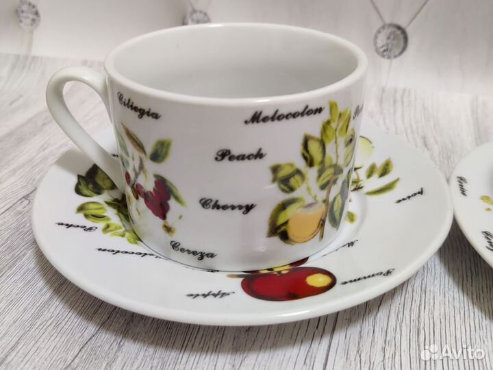 Чайный сервиз чашка блюдце чайник