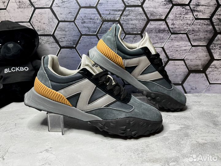 Кроссовки New Balance xc72 серо-желтые