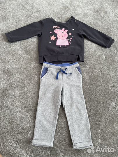 Одежда для девочки 92 размер костюм пижама