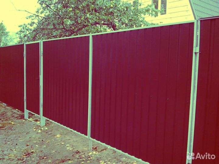 Забор из профлиста