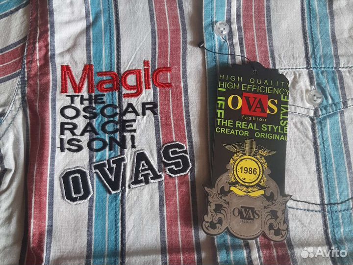 Рубашка для мальчика новая хлопок