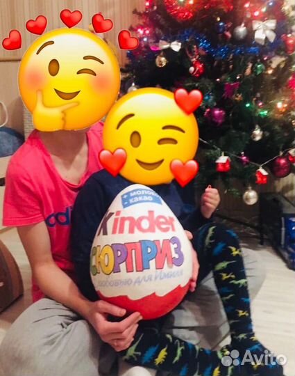 Большие Яйца Kinder, Сердечки