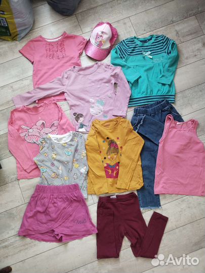 Вещи пакетом на девочку 110 116,20 штук