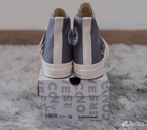 Comme des Garcons Play x Converse Grey