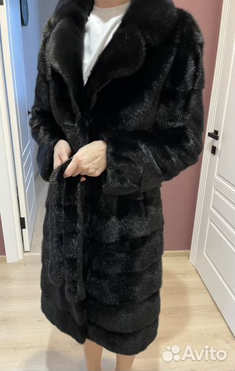 Шуба норковая 42 44 поперечка