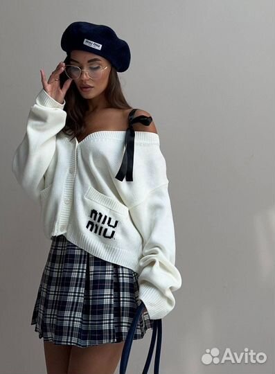 Роскошный кардиган Miu Miu 3 цвета