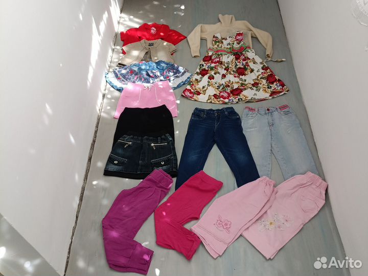 Детская одежда пакетом на девочку 110