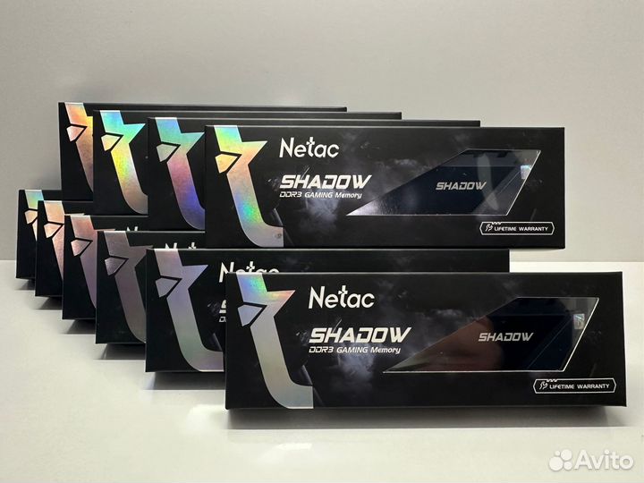 Netac Shadow DDR3-1600 8Gb PC3-12800 (Новые)