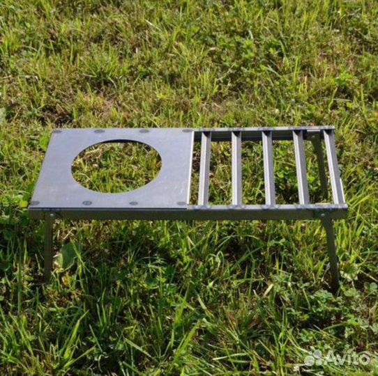 Решетка костровая с подставкой под казан