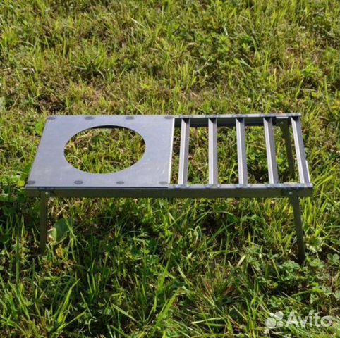 Решетка костровая с подставкой под казан