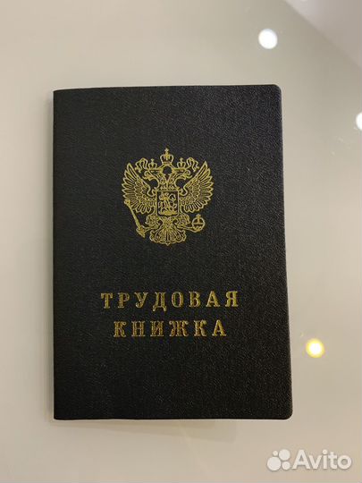 Трудовая книжка с галограммой