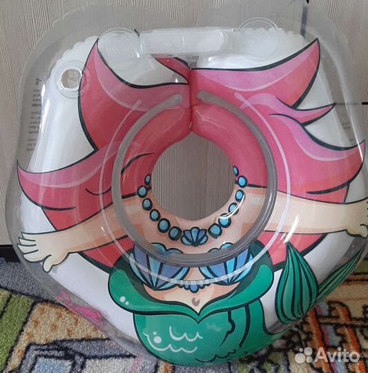 Круг на шею для купания и матрасик для купания