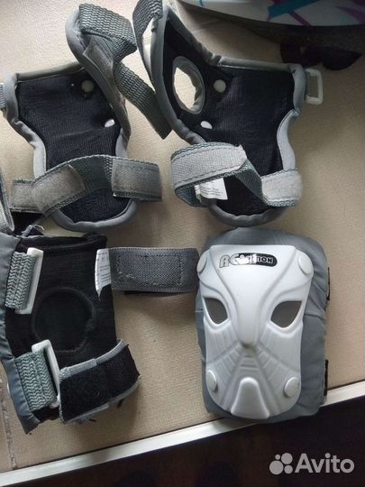 Велошлем детский + защита на руки и ноги