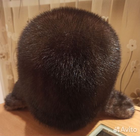 Шапка ушанка норковая женская