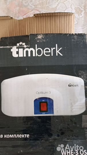 Водонагреватель проточный timberk optikum 3