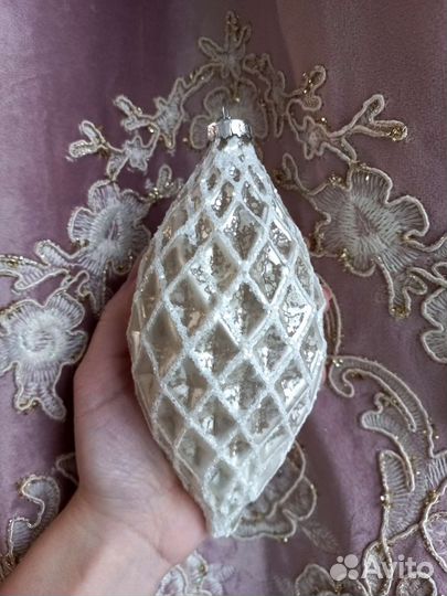 Елочные новогодние игрушки шары шишка