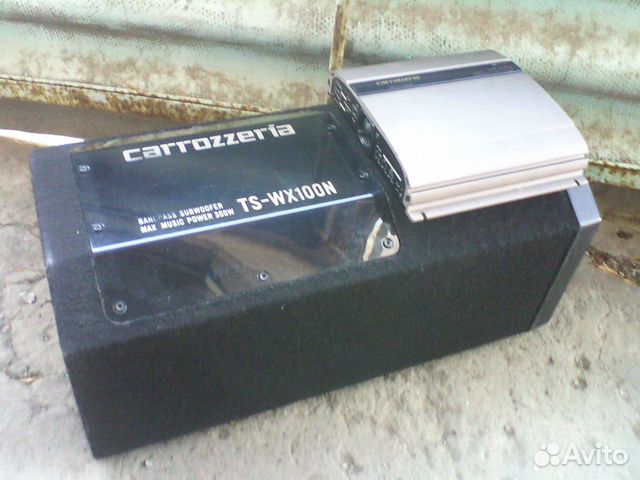 Сабвуфер+усилитель 