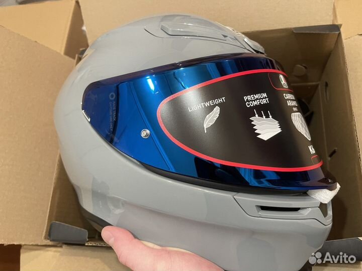 Мотошлем AGV K6 nardo grey размер L