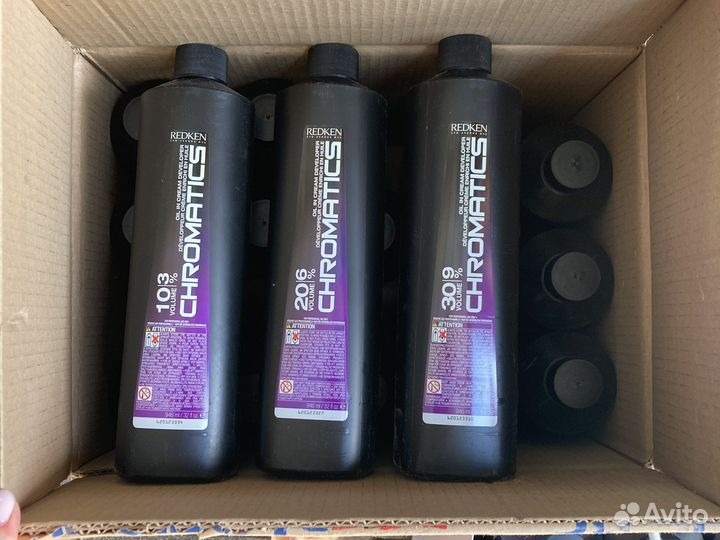 Redken хроматикс проявитель крем-масло