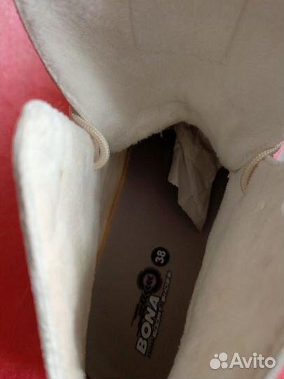 Ботинки кожа 38 размер