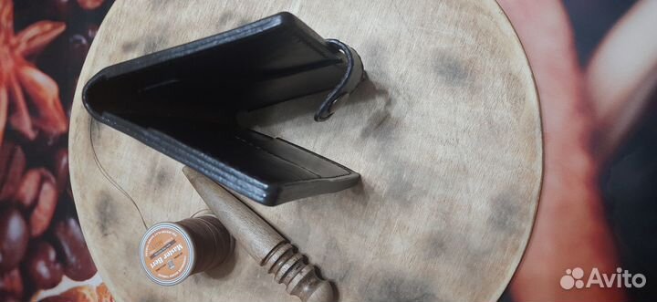 Кошелек кожанный мужской ручной работы