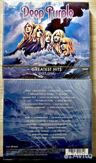 Музыкальные CD Deep Purple лучшее на 2-ух сд