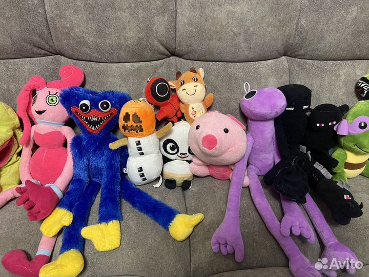 Мягкие игрушки Майнкрафт и другие