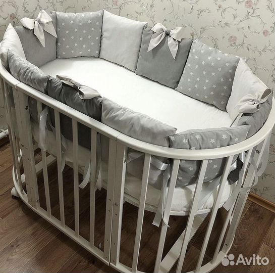 Бортики в кроватку новые