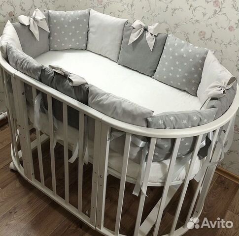 Бортики в кроватку новые