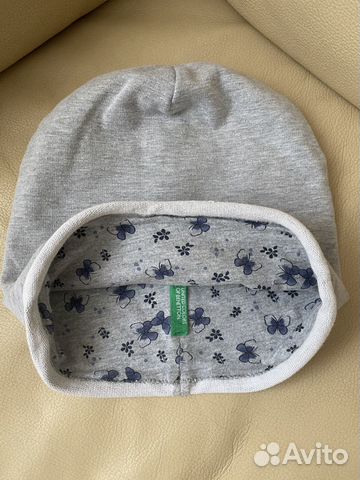 Шапка двухсторонняя Benetton, 4-7л, для девочки