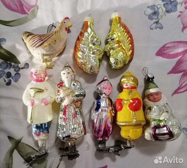 Елочные игрушки СССР
