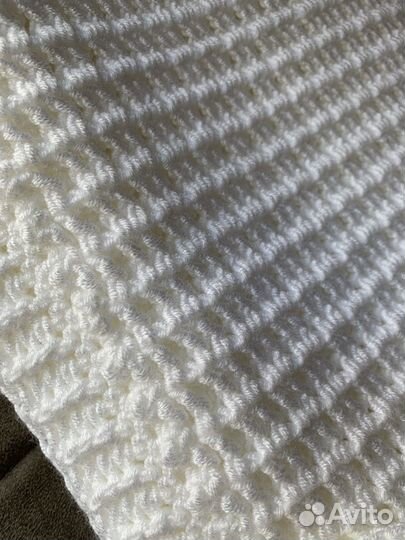 Плед детский вязаный ручная работа