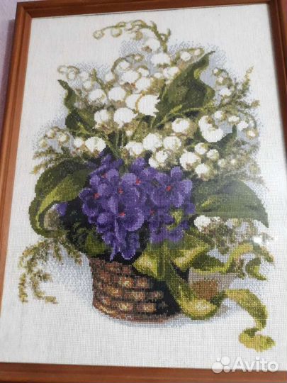 Вышивка, счётный крест