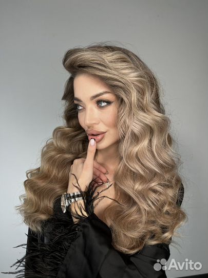 Свадебная вечерняя прическа и макияж