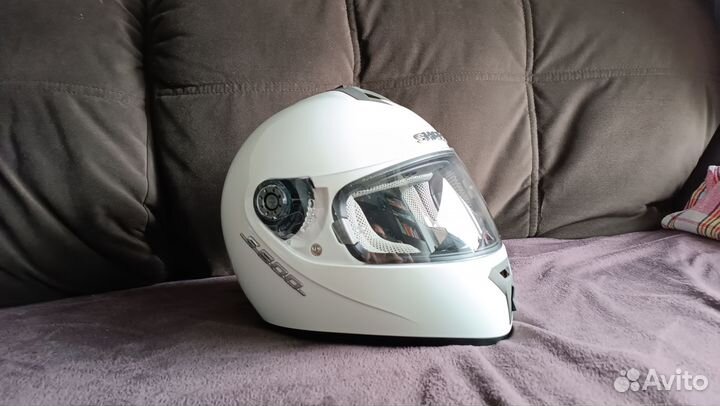 Мотошлем Shark Ridill Blank, цвет Белый