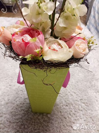 Подарок букет из конфет