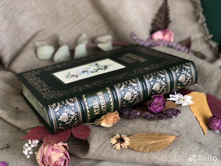 Книга Атлас растений (кожаный переплёт)