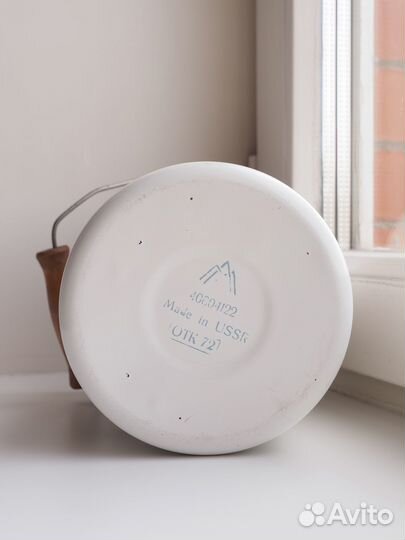 Бидон эмалированный СССР 3л с крышкой