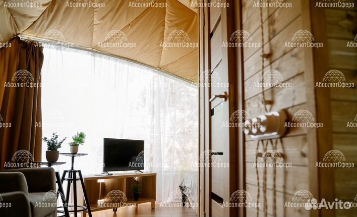 Летний геокупол D6. Домик для глэмпинга