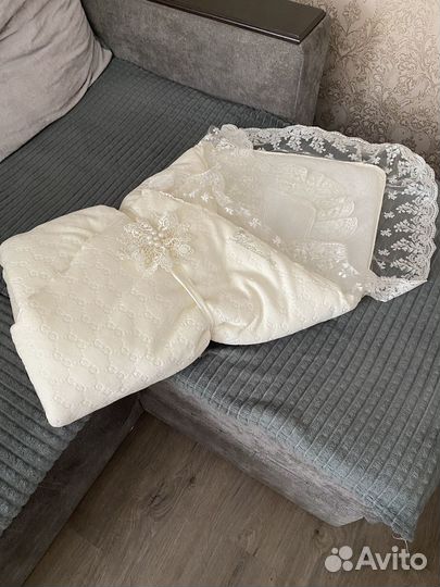 Одеяло на выписку осень зима