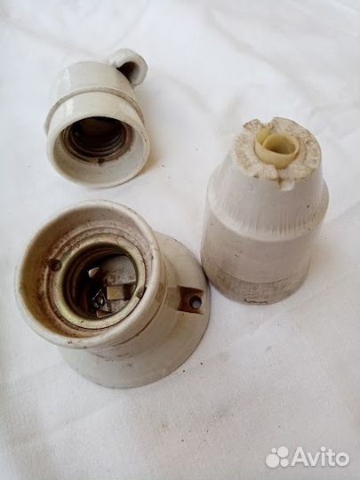 Патрон электрический фарфоровый