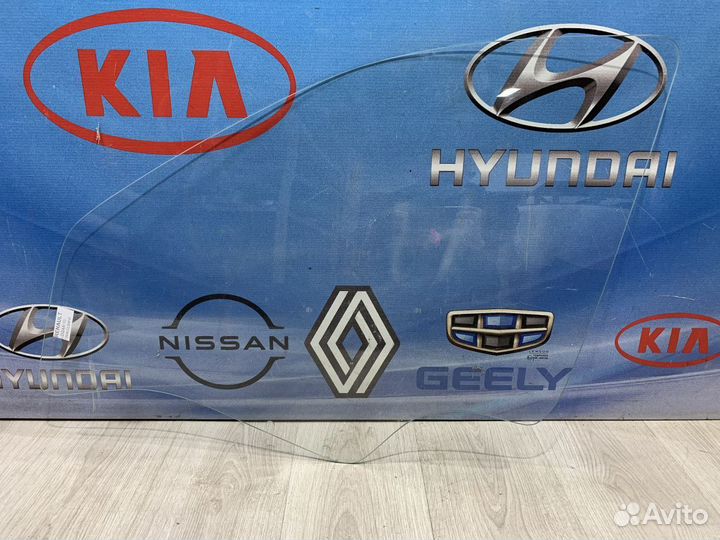 Стекло боковое двери Renault logan Лев