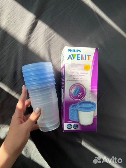 Контейнеры для хранения грудного молока Avent