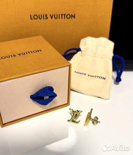 Серьги louis vuitton Iconic Earrings оригинал